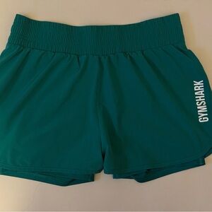 Gymshark Women's Athletic Shorts in Deep Teal
